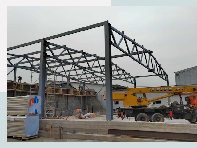 Строительство цехов в Одинцово