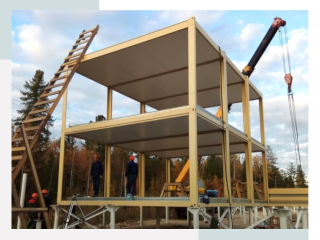 Строительство модульных здания Одинцово