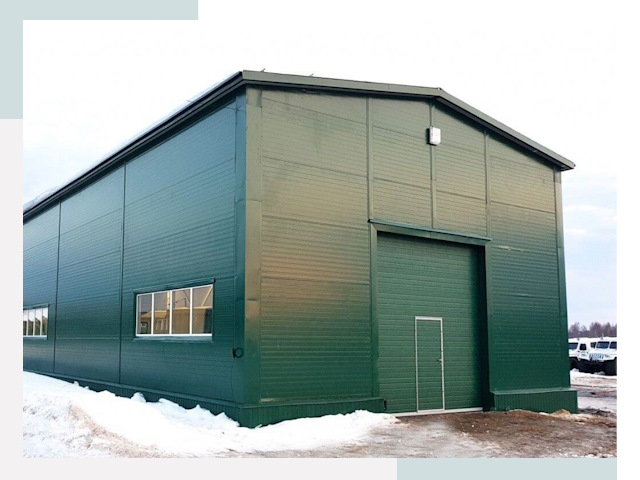 Двускатные ангары в Одинцово