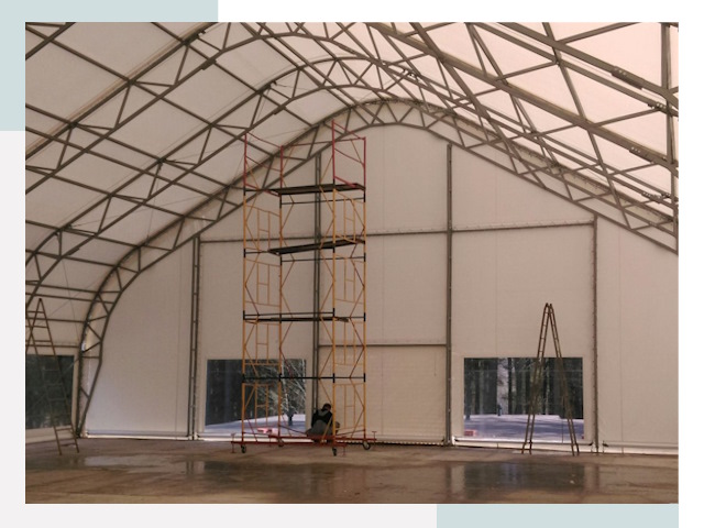 Шатровые ангары в Одинцово