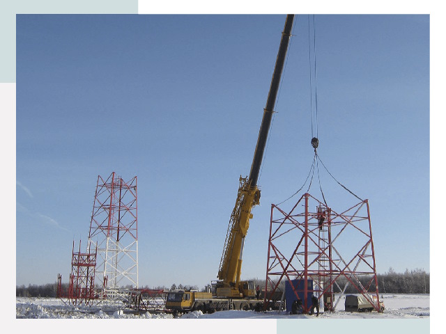 Монтаж вышек связи в Одинцово