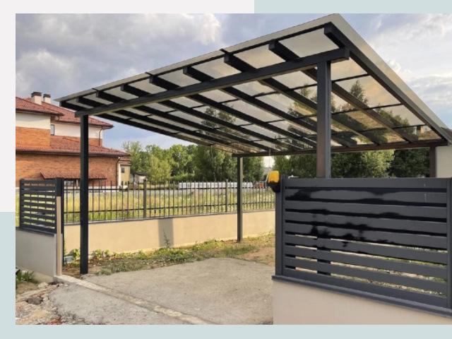 Металлические навесы в Одинцово от 621 руб. за м²