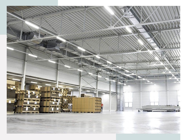 Освещение ангаров в Одинцово