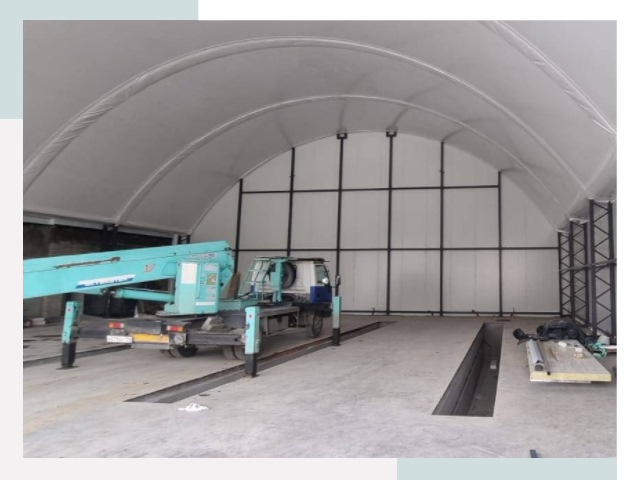 Внутреннее оснащение ангаров в Одинцово