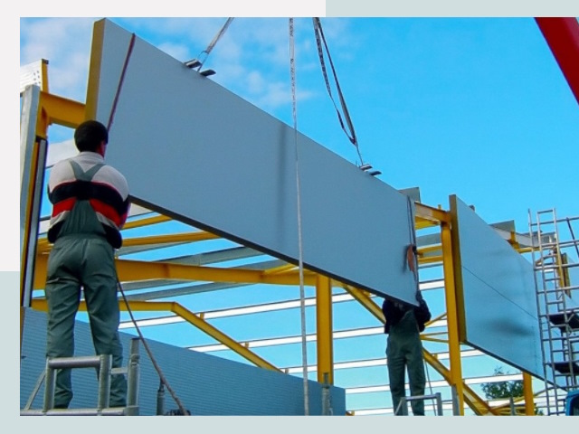 Монтаж сэндвич-панелей в Одинцово от 621 руб.